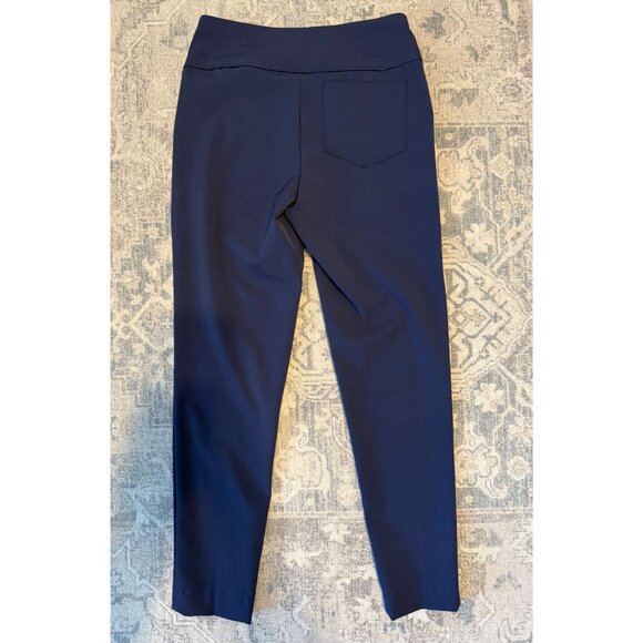 Lilly Pulitzer Luxletic Corso Navy Blue Golf Pants Size 0 Stretch Activewear - Picture 2 of 7